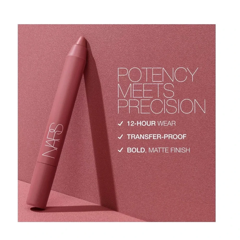 NARS Powermatte High-Intensity Lip Pencil Born To Be Wild 186 Brick Red Matte